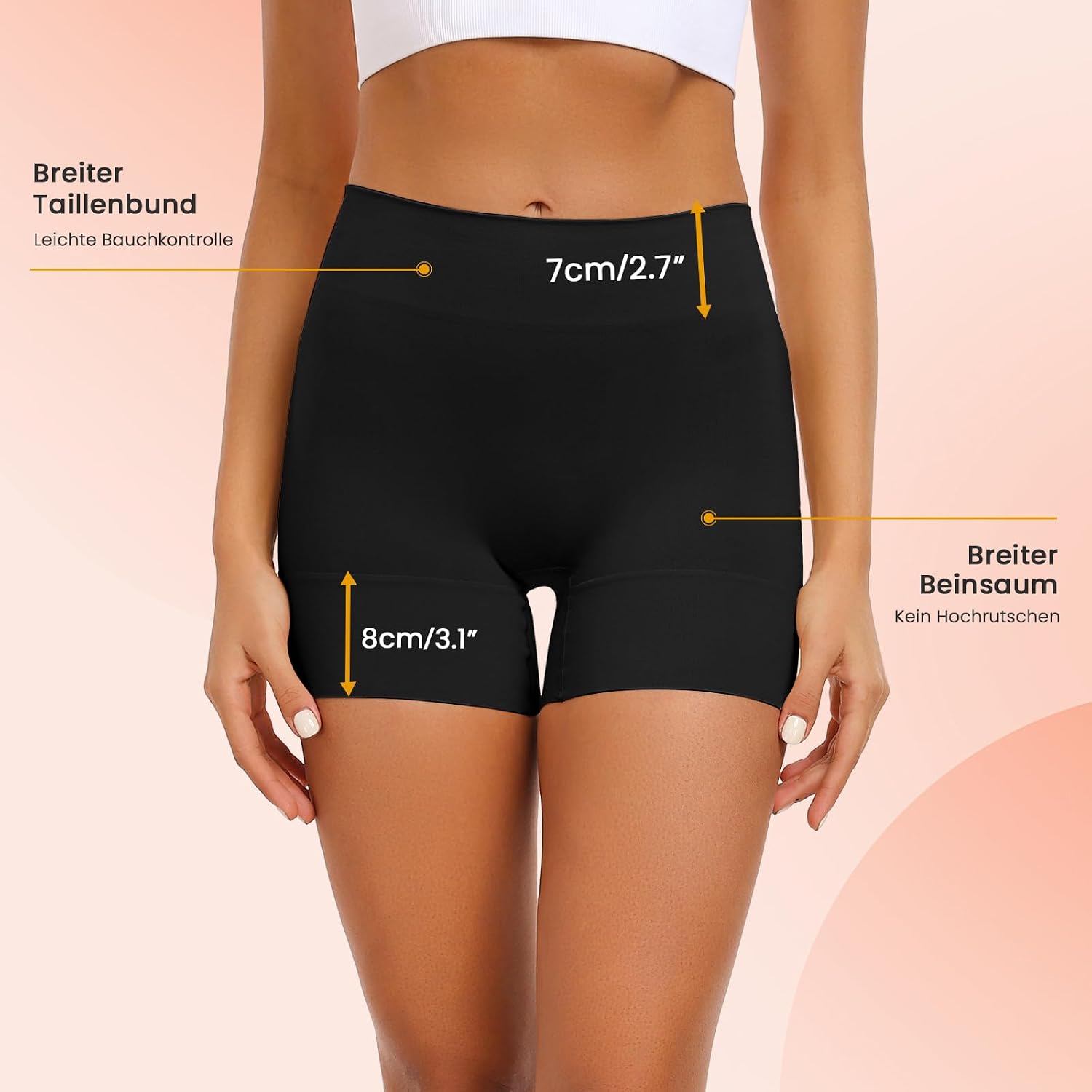 Detalle de YADIFEN Radlerhose Kurz für Kleid