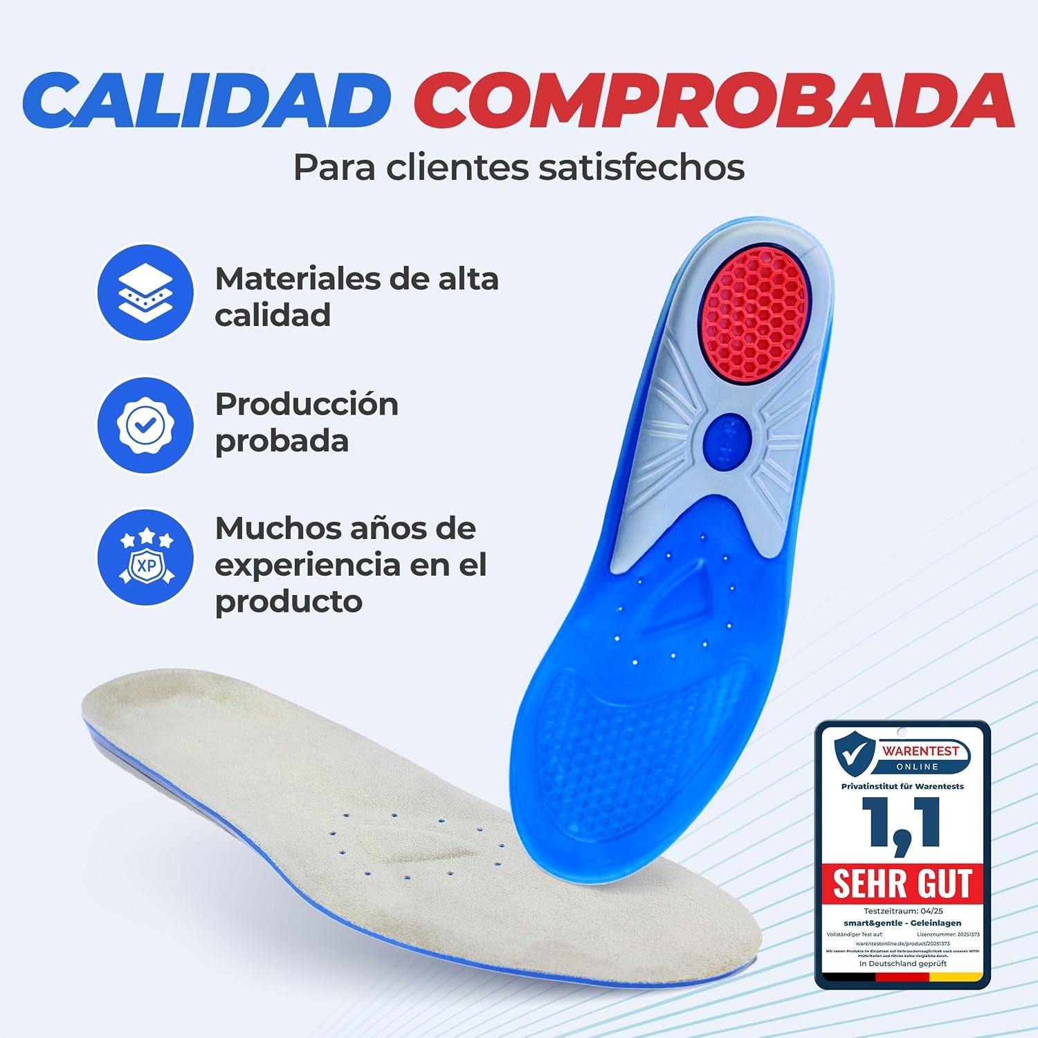 Thumbnail 6 de smart&gentle Plantillas gel transpirables
