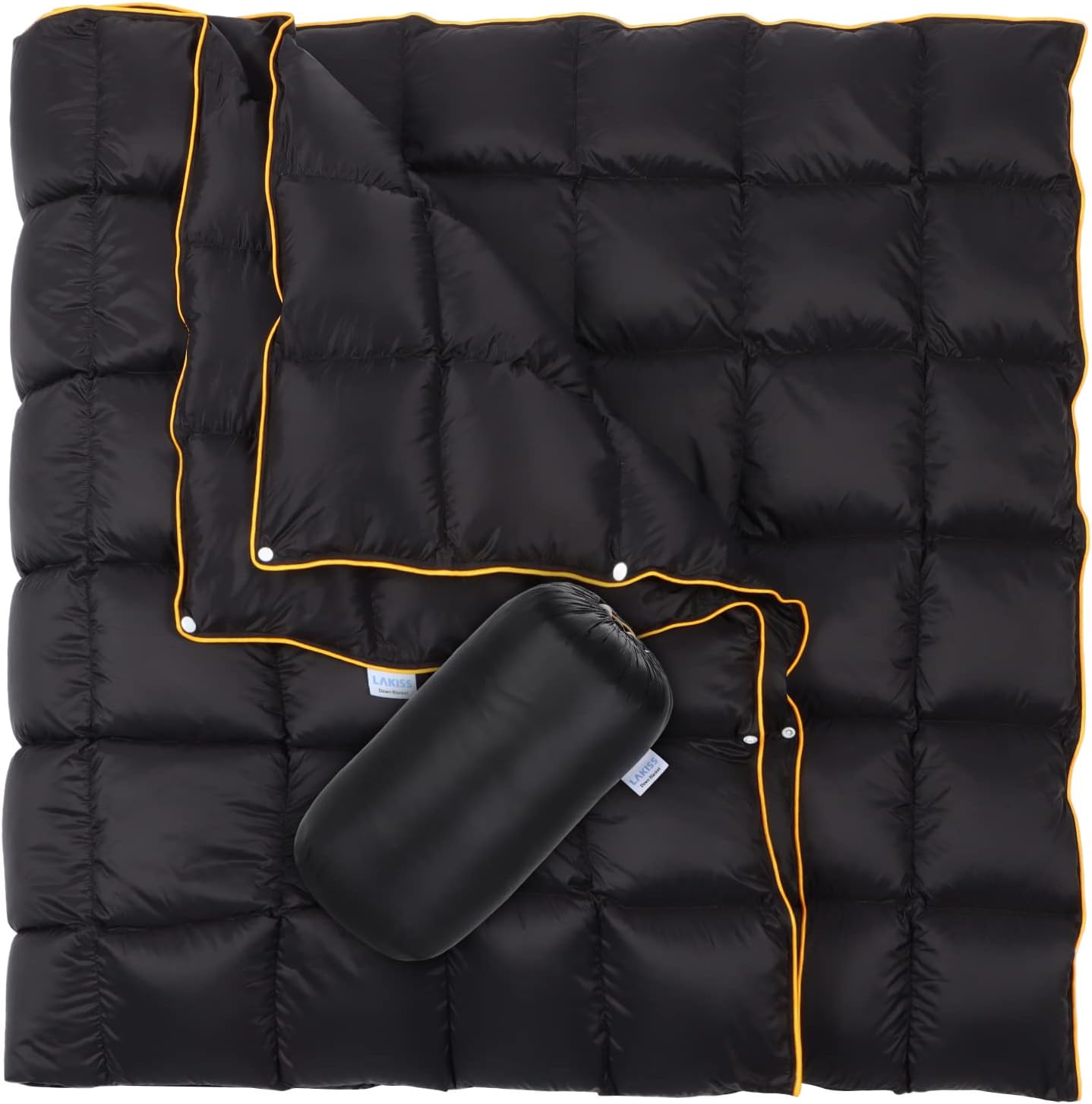 Lvkiss Waterproof Down Camping Blanket 72.8"×78.7" ⛺