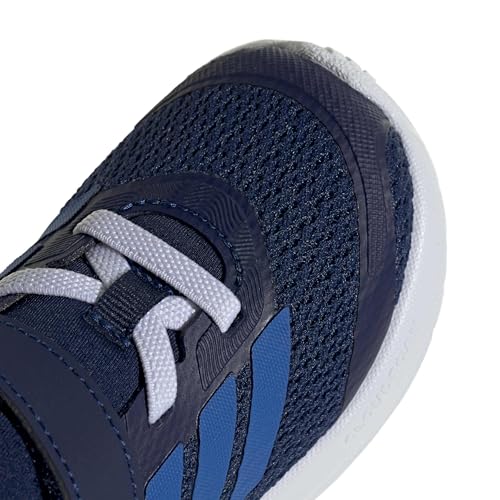Detalle de adidas Runfalcon 6, zapatillas infantiles con cordones elásticos y correa, talla 28 EU