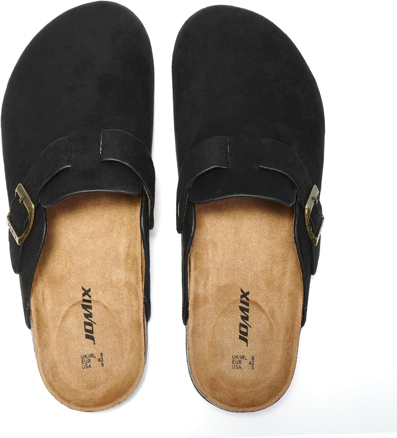 Detalle de JOMIX Sabots Homme Élégant – Chaussures à Semelle en Liège, Confortables pour Intérieur et Extérieur