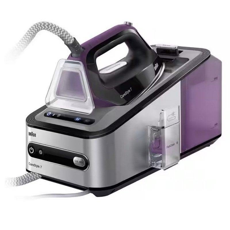 Detalle de Braun CareStyle 7 IS 7144 BK—centro de planchado 2400 W, 2 L y 7 bar de presión