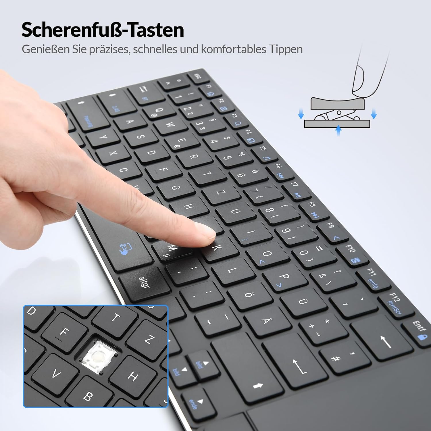 Thumbnail 3 de Rii Kabellose Tastatur 385 g