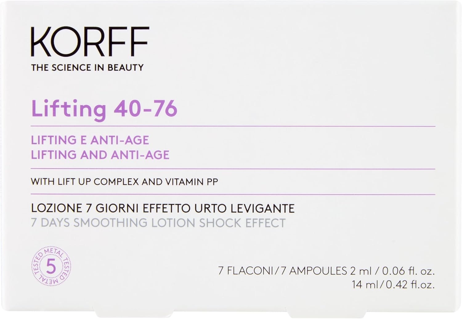 Thumbnail 5 de Korff Lifting Lozione Viso 7 Giorni effetto urto levigante con Lift Up Complex e Vitamina PP