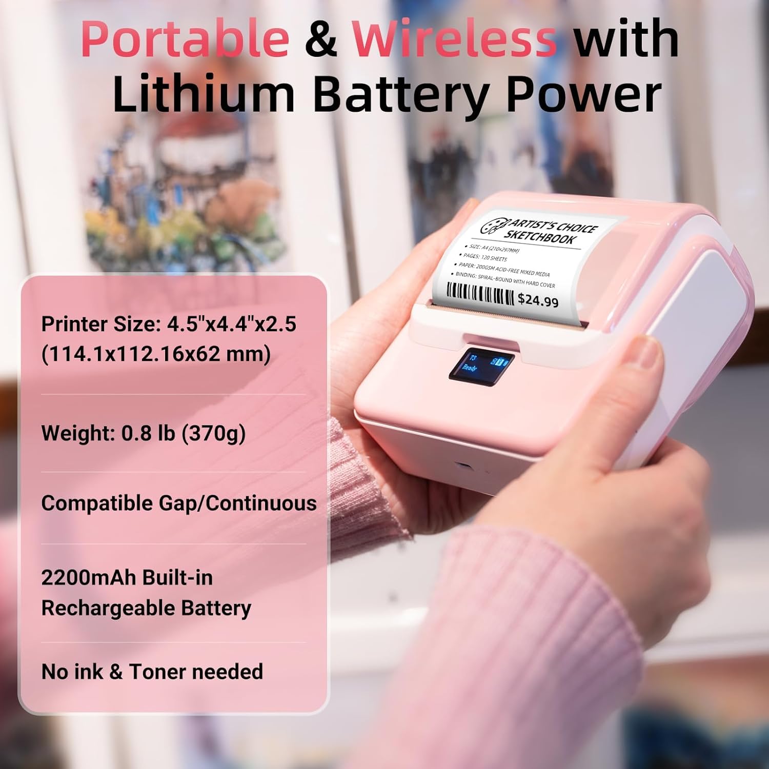 Thumbnail 6 de ORGSTA T003 imprimante thermique 50 mm/s 🖨️