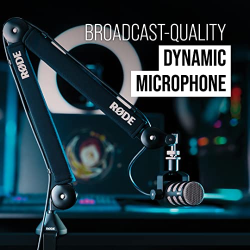 Detalle de RØDE PodMic: Broadcast-quality Dynamic Microphone with Integrated Swing Mount