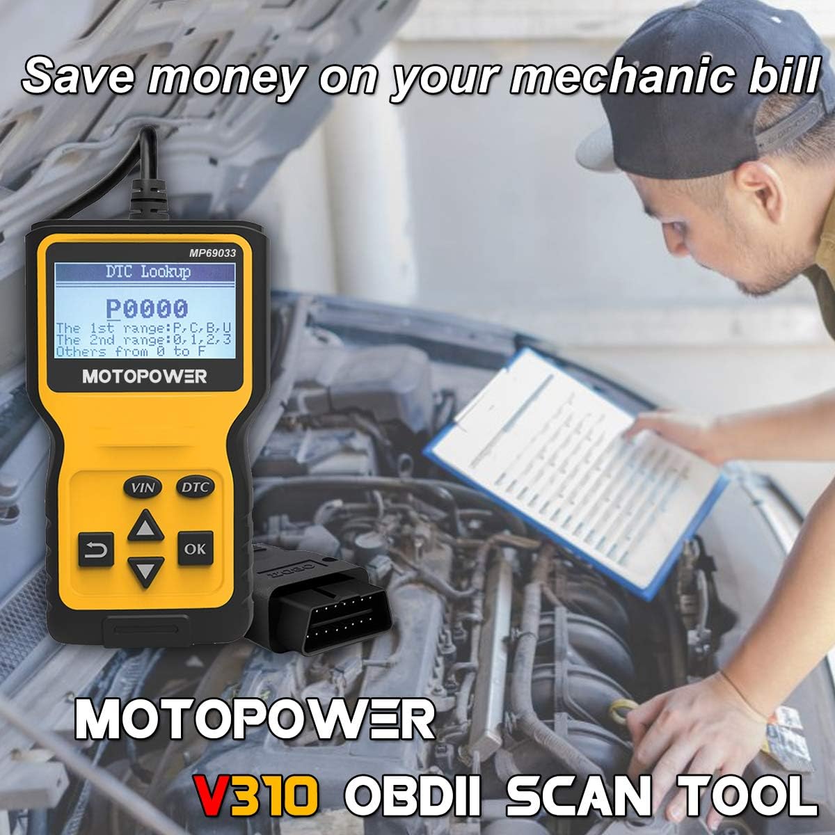 Thumbnail 6 de MOTOPOWER MP69033 OBD2 car code reader