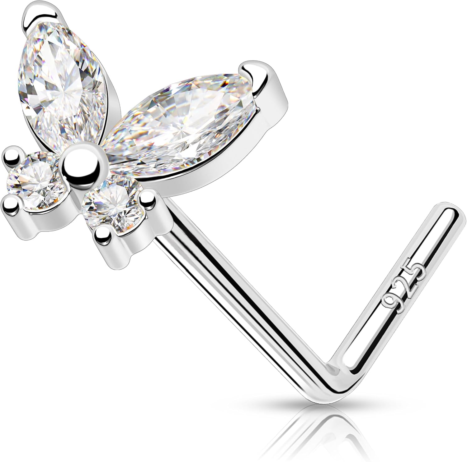 Melighting Anello naso L farfalla 20 g