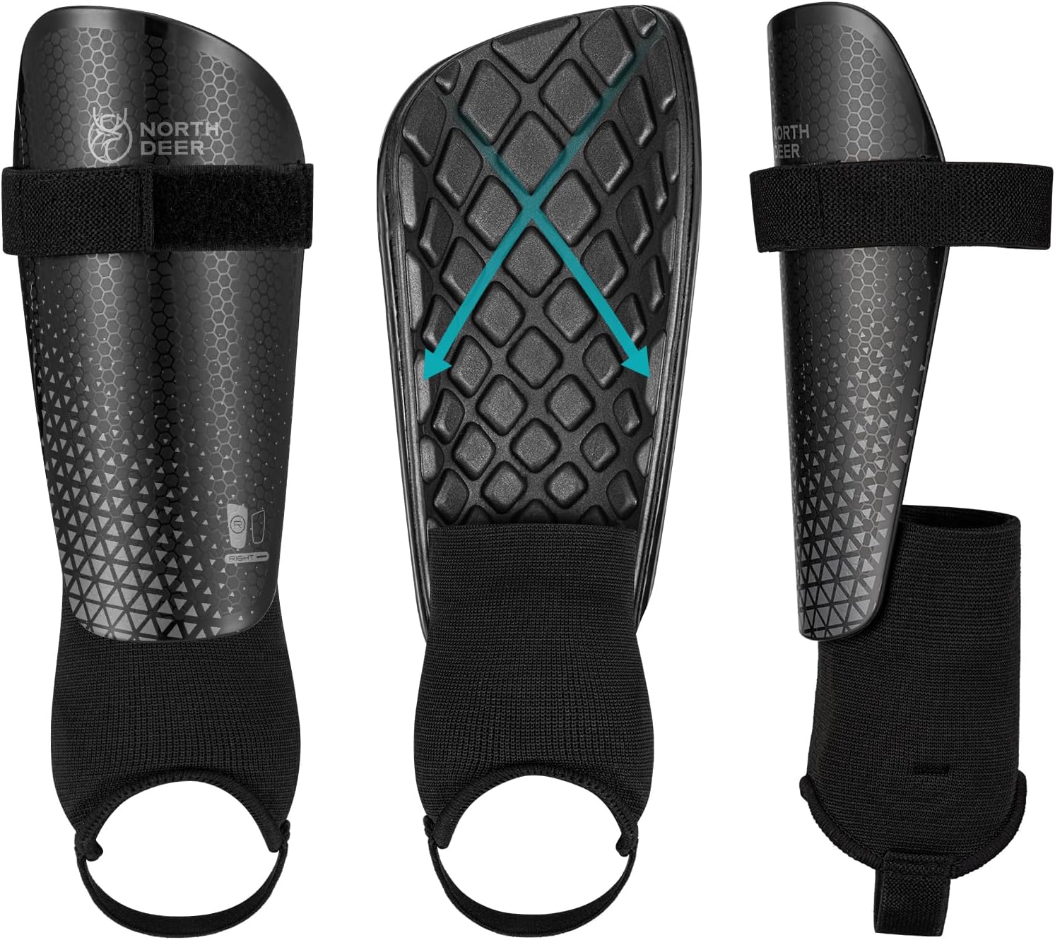 Detalle de Northdeer Shin Pads Football for All Ages