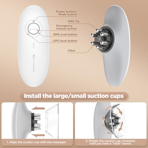 Thumbnail 6 de MYCARBON 3in1 Schröpfmassagegerät mit EMS und Rotlicht 🎛