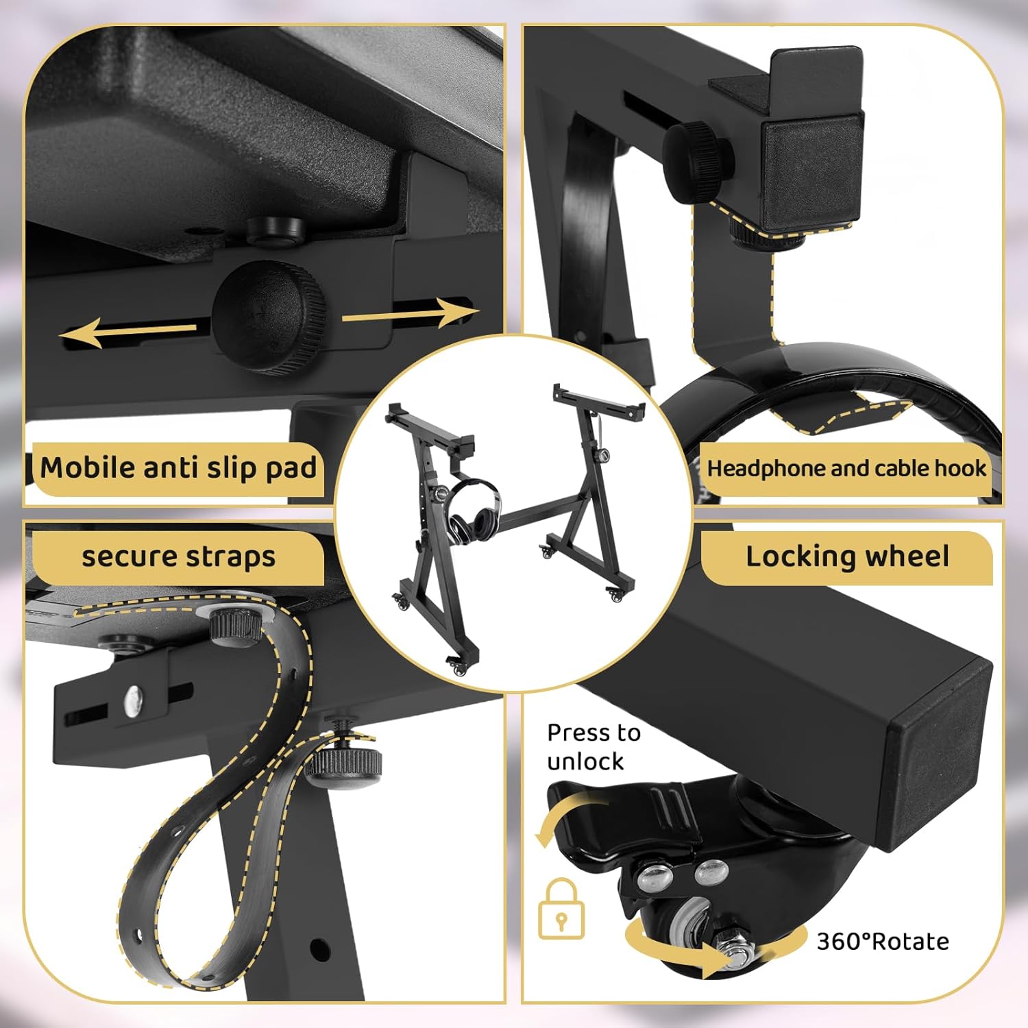 Thumbnail 5 de FREEAMG Z Keyboard Stand 350 lb capacity