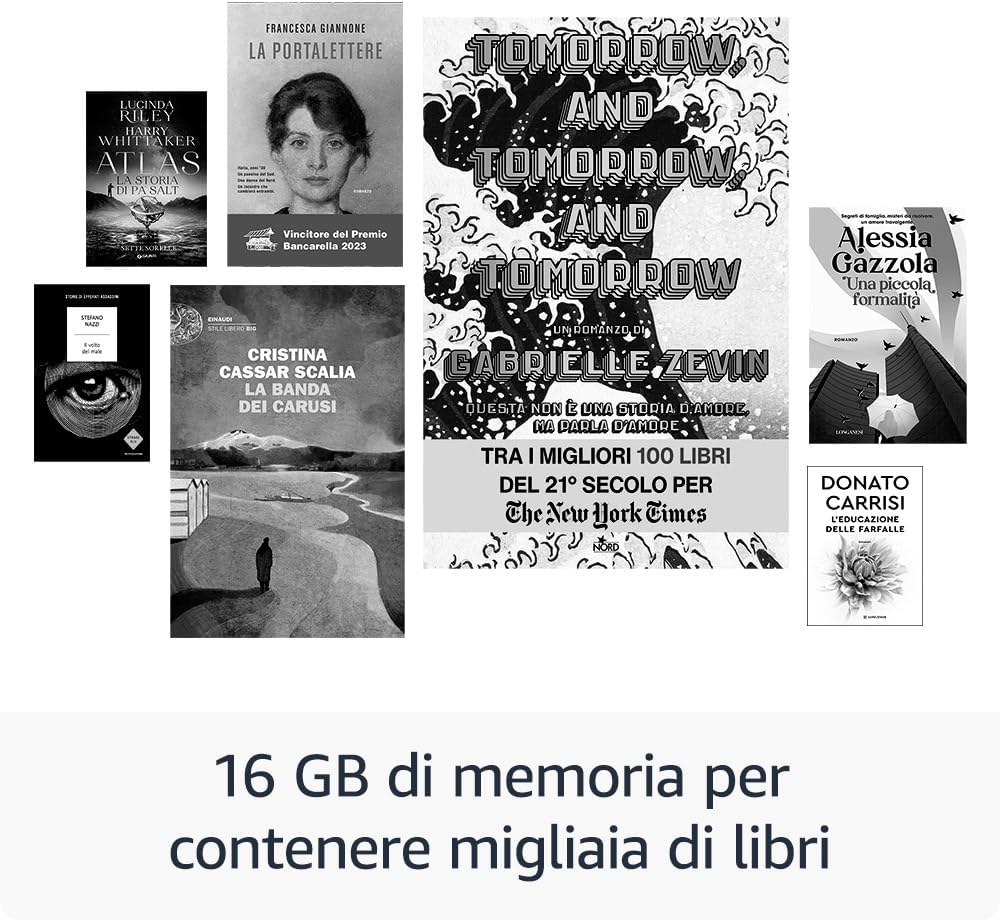 Thumbnail 5 de Amazon Kindle (ultimo modello) Verde Matcha – schermo antiriflesso da 6”, illuminazione frontale regolabile e 16 GB con pubblicità