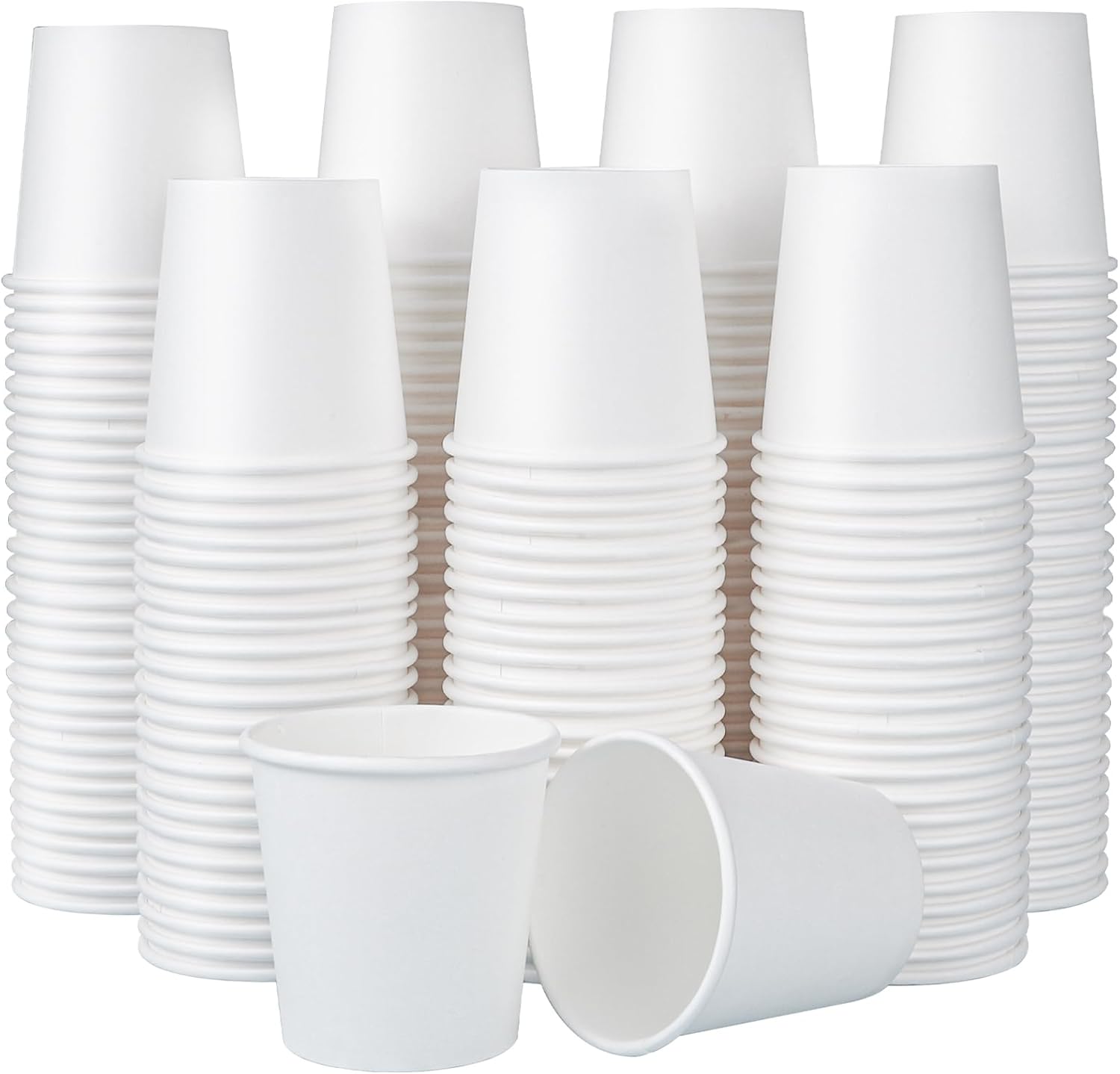 Detalle de SIUQ 600 Pack 4 oz Disposable Paper Cups for Mouthwash, Drinks, Medicine & More