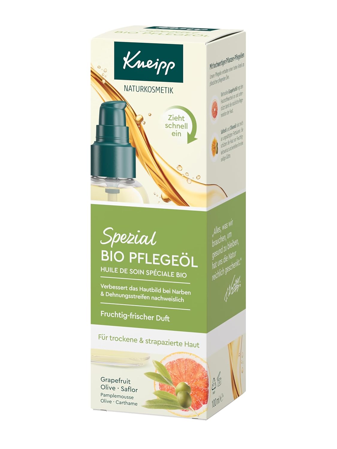Thumbnail 2 de Kneipp Bio Pflegeöl Spezial – Hautöl für Narben & Dehnungsstreifen (100 ml)