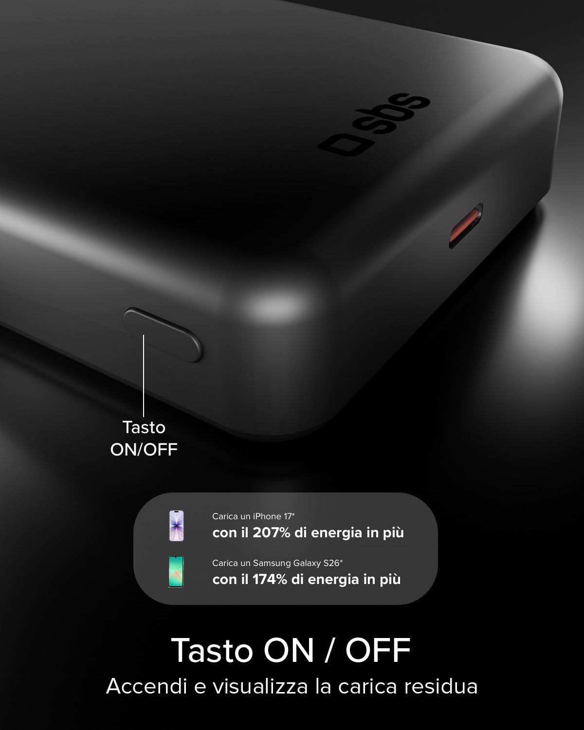 Thumbnail 6 de SBS Qi2 Power Mag 10K 10000mAh wireless