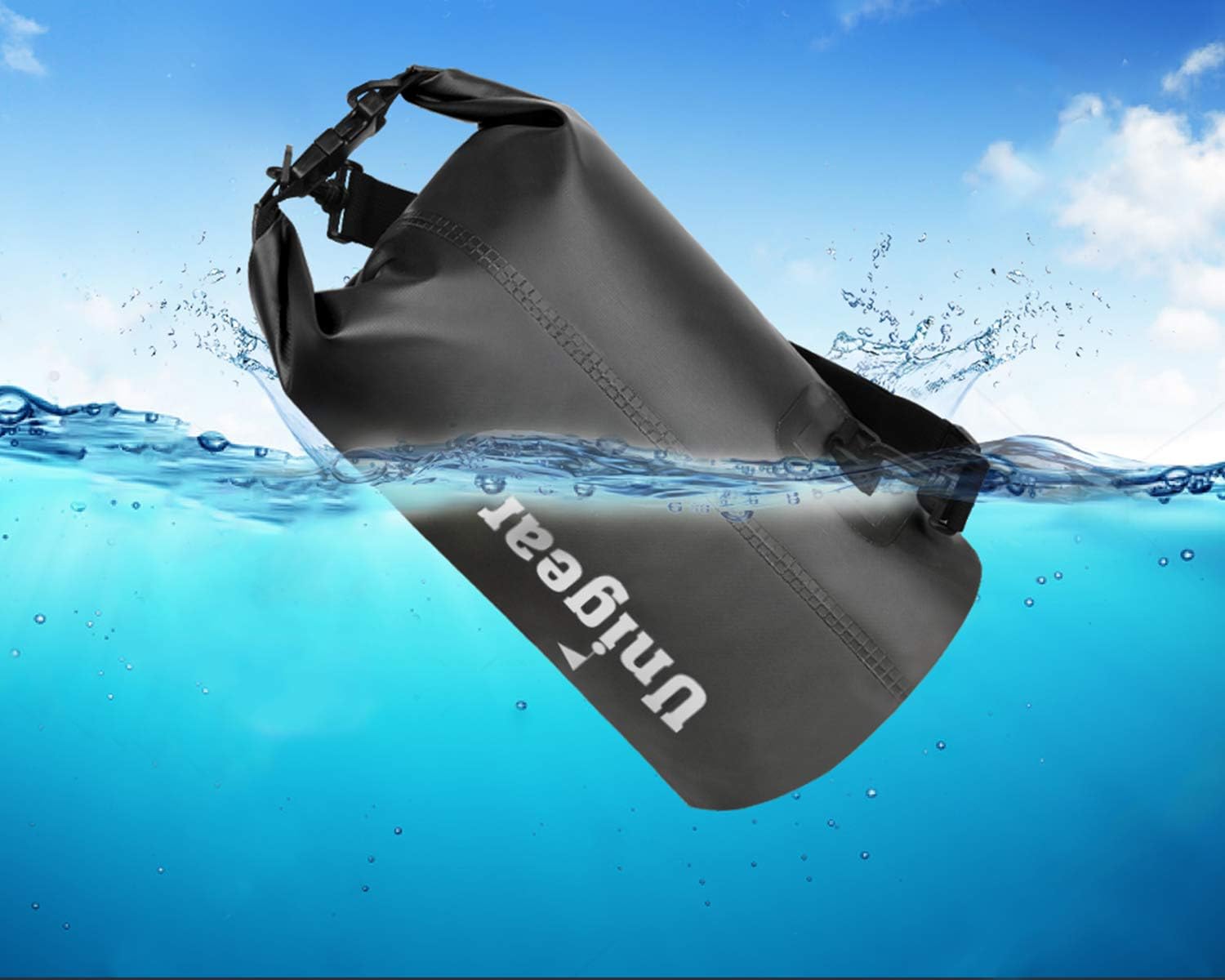Thumbnail 6 de Unigear 2L Floating Waterproof Dry Bag with Roll-Top Closure and Phone Case