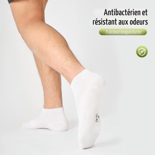 Thumbnail 4 de SukModen 12/24 Paires Chaussettes Sneaker en Bambou – Unisex, confort et respiration