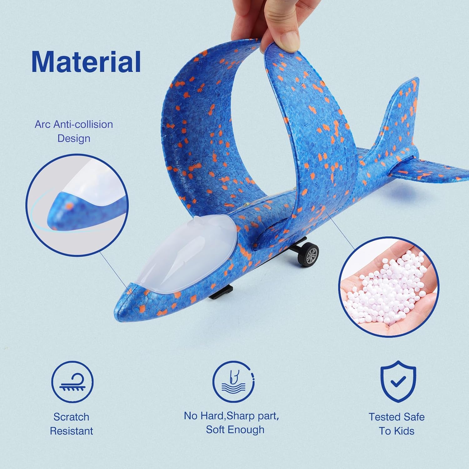 Detalle 2 de Wesfuner Foam Glider Toy Pack 3 ✈