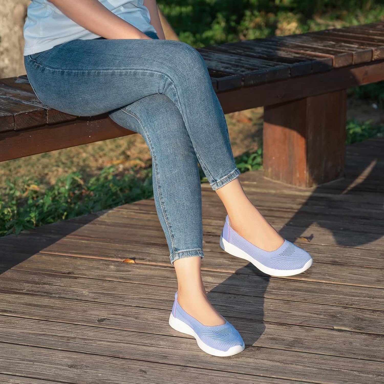 Thumbnail 4 de TIOSEBON Women's Slip-On Loafers: Breathable Low-Top Flat Shoes