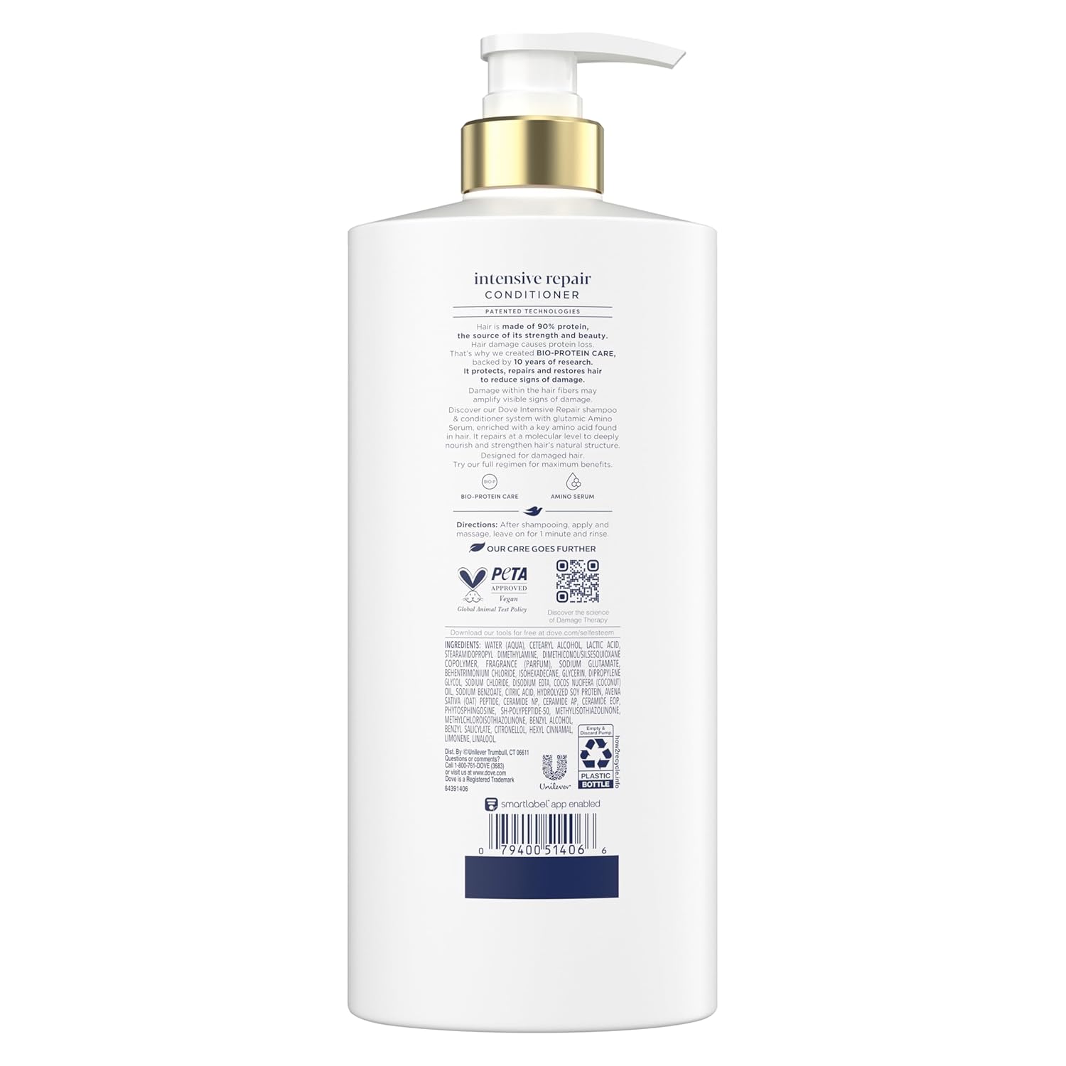 Thumbnail 1 de Dove Intensive Repair Conditioner for Damaged Hair (Bio-Protein Care + Amino Serum), 28 fl oz