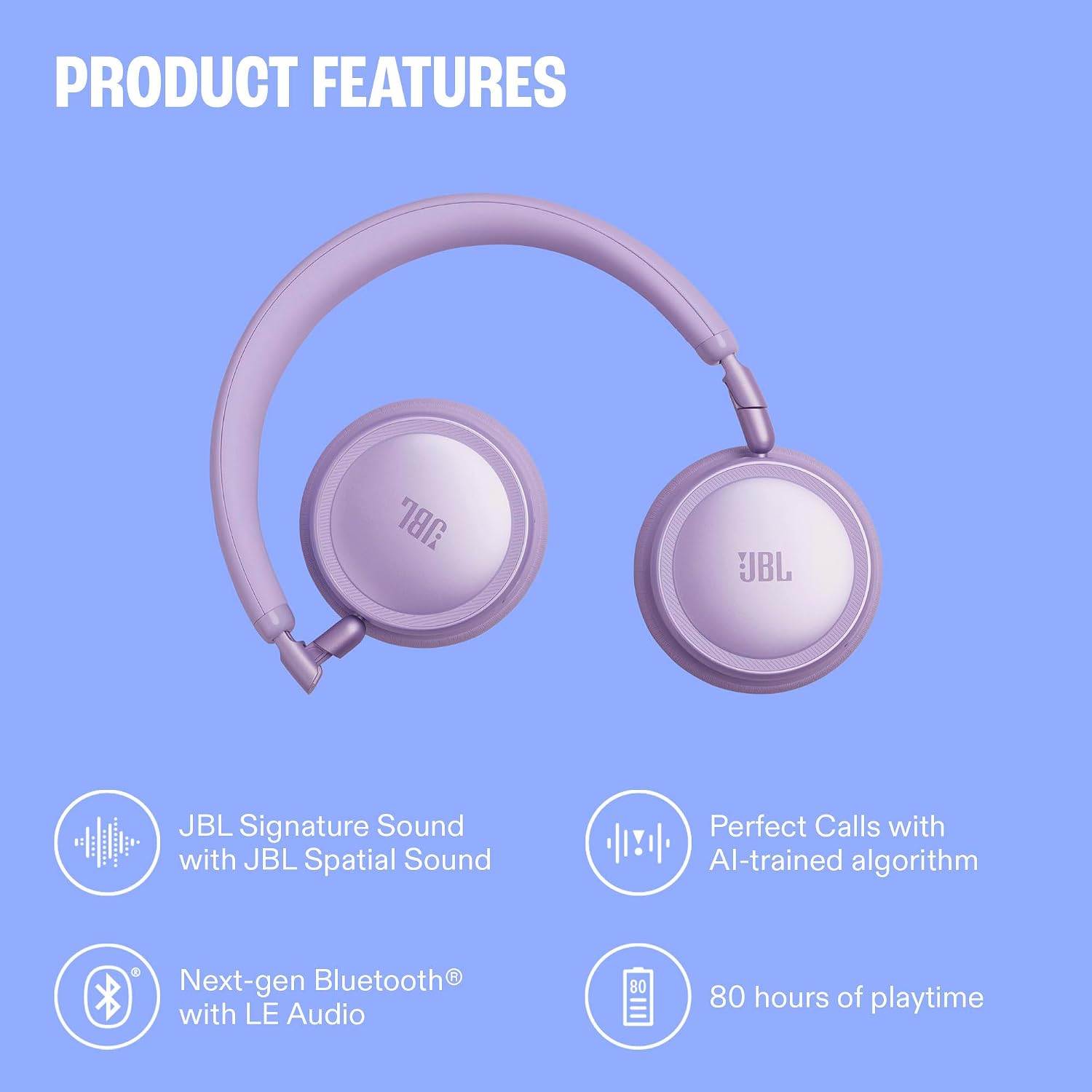 Detalle de JBL on-ear headphones, Live 680NC