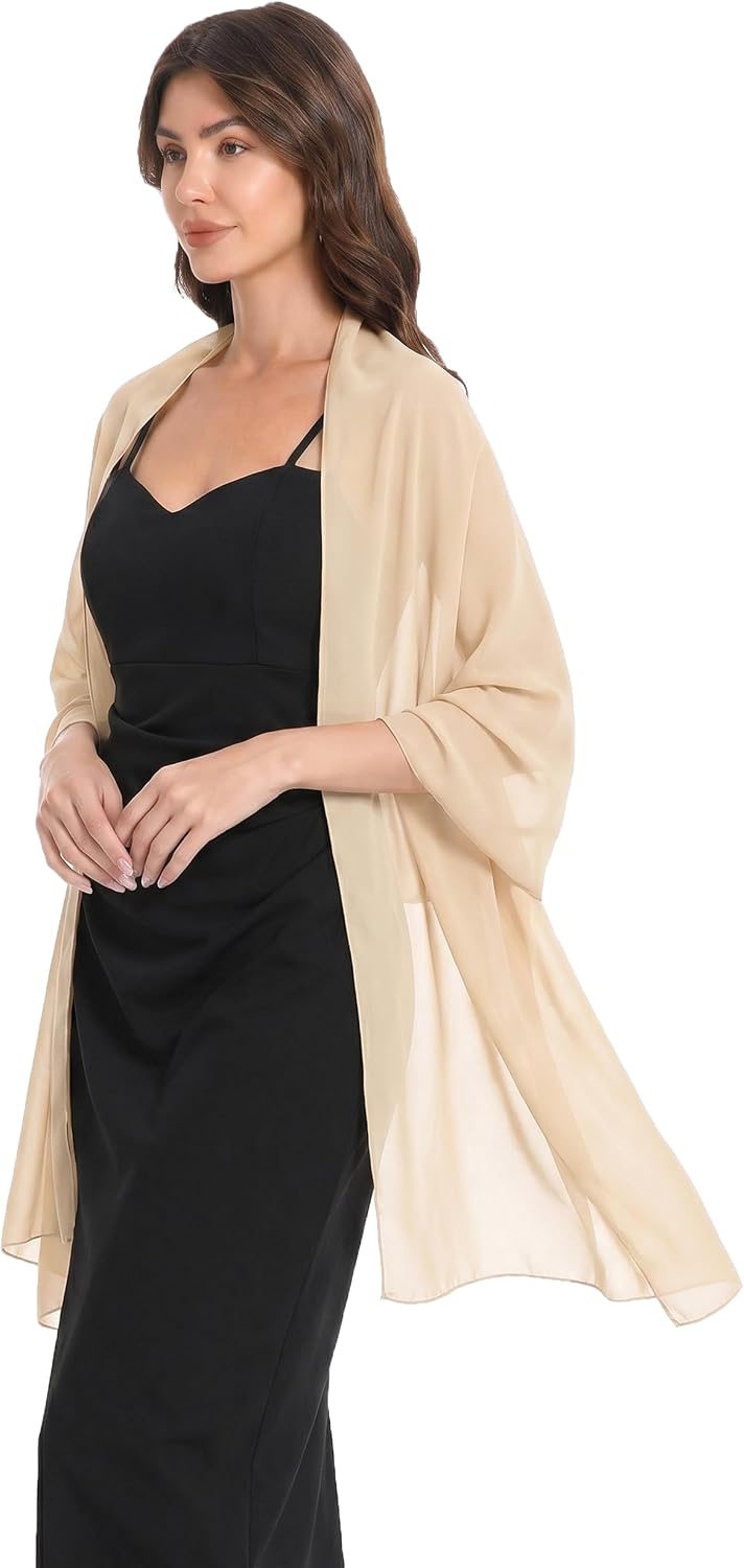 Detalle de Chiffon Shawl, 79-Inch Length