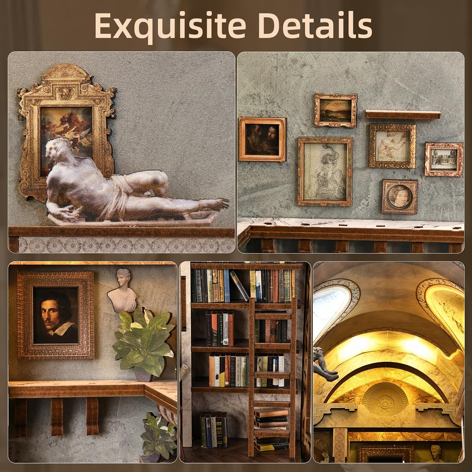 Thumbnail 4 de MiniCity Bernini's Workshop Book Nook