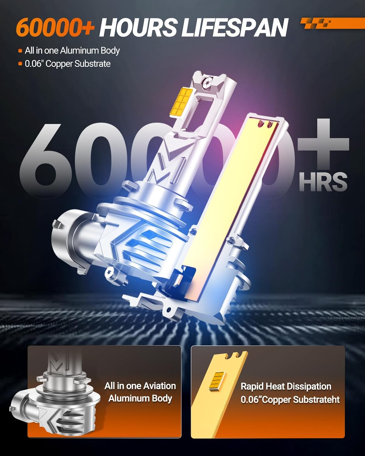 Thumbnail 5 de SEALIGHT H11 17000 Lumens Yellow Fog Bulb