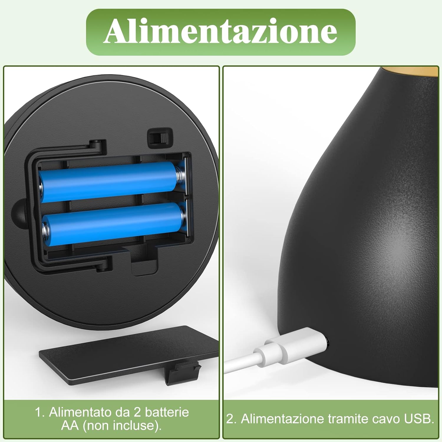 Detalle de TMACTIME Repellente per Mosche: Ventilatore 2-in-1 portatile per esterni, 3 repellenti e funzione di appendimento