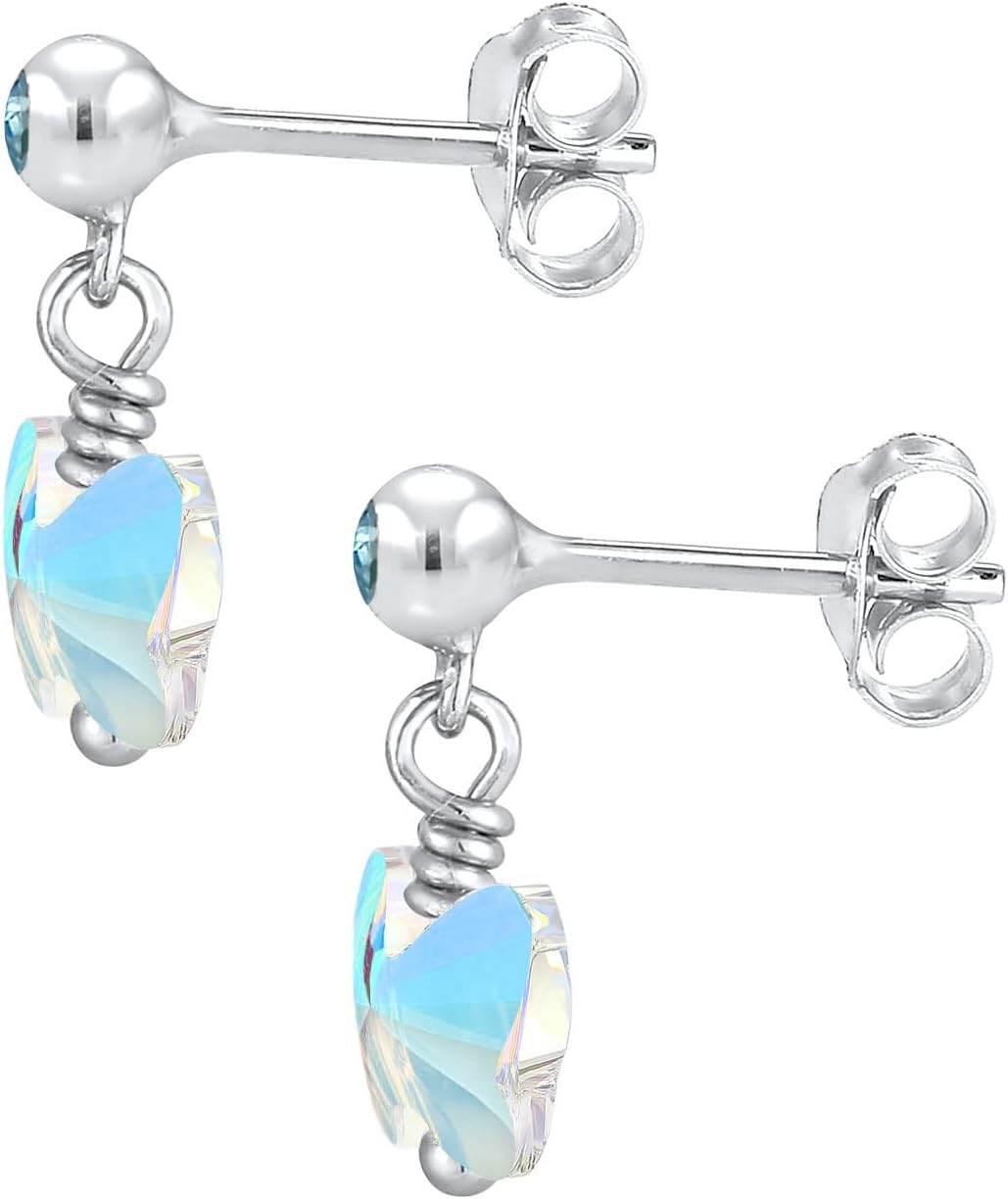 Thumbnail 2 de Elli Ohrringe Kinder Funkel Schmetterling 925 Silber