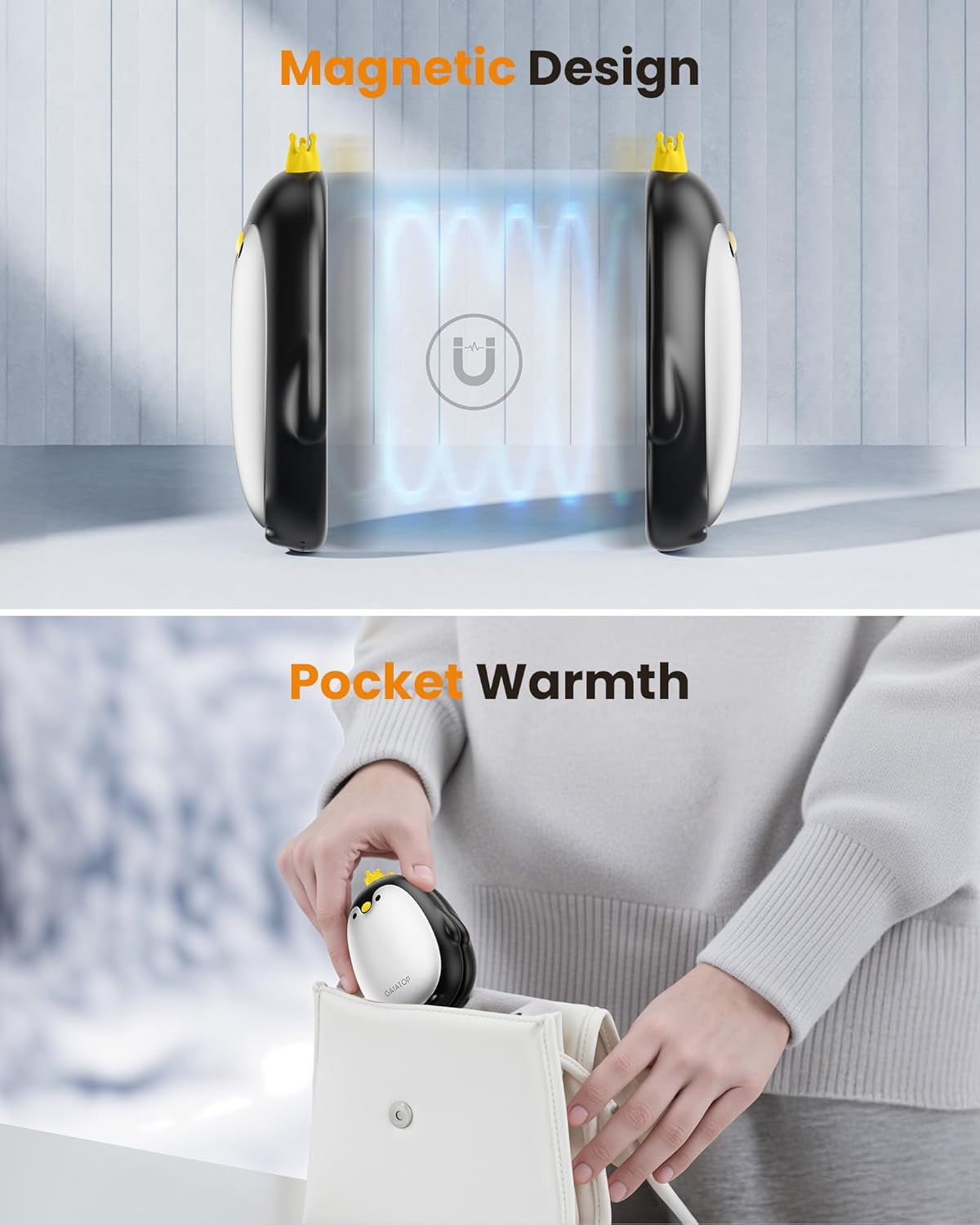 Detalle 2 de Gaiatop Magnetic Hand Warmers 2-pack
