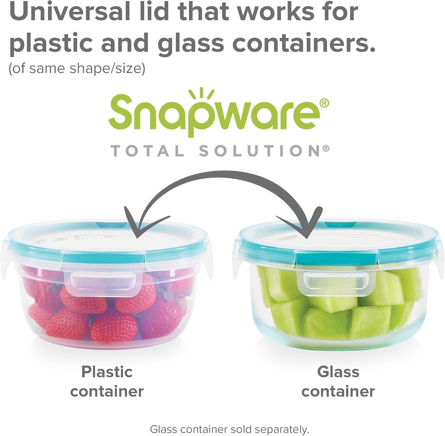 Thumbnail 4 de Snapware Glass Total Solutions 12-Pack Food Storage Set with BPA-Free Lids