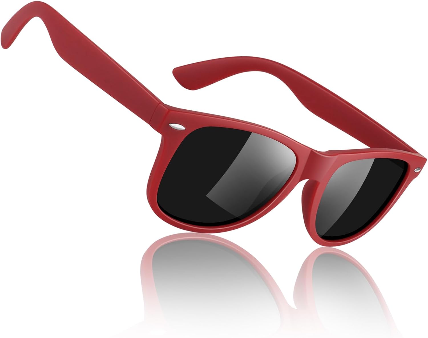 Thumbnail 6 de Sunier Polarised Retro Square Ultralight Sunglasses (UV400) for Men & Women