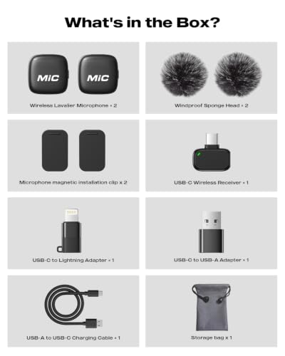 Thumbnail 8 de WARM BOX Wireless Lavalier Microphone Kit for iPhone, iPad and Android