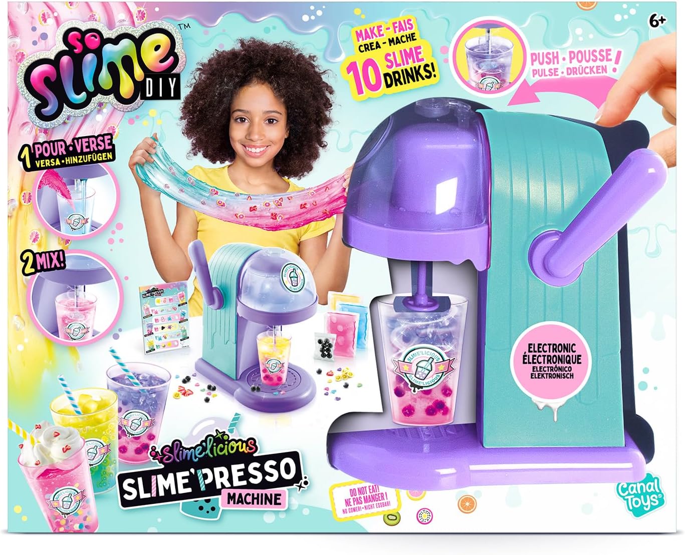 Detalle de Canal Toys So Slime Slimelicious Slime'presso Machine SSC 254 – zestaw do slime