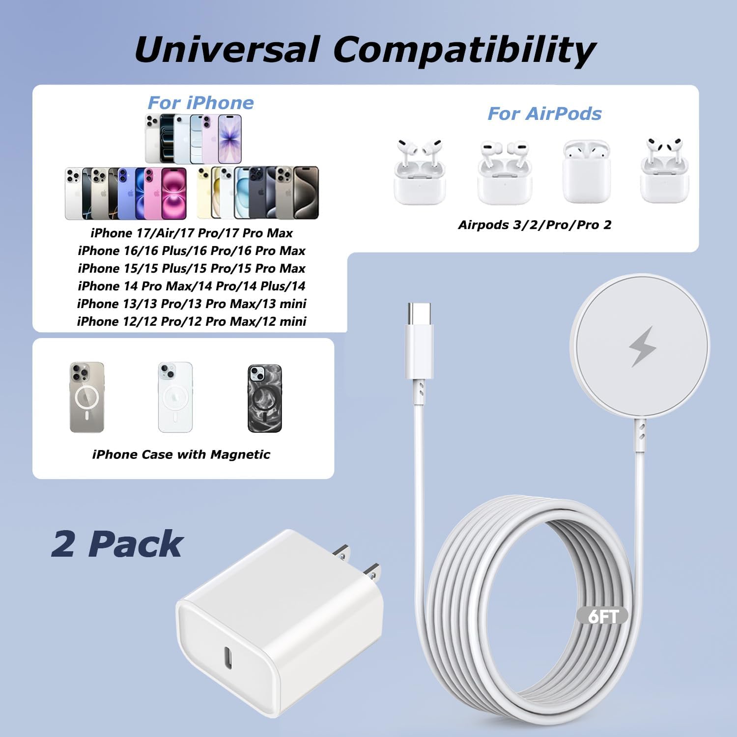 Thumbnail 5 de Magvolt Pro Pad Magnetic Charger 2-Pack