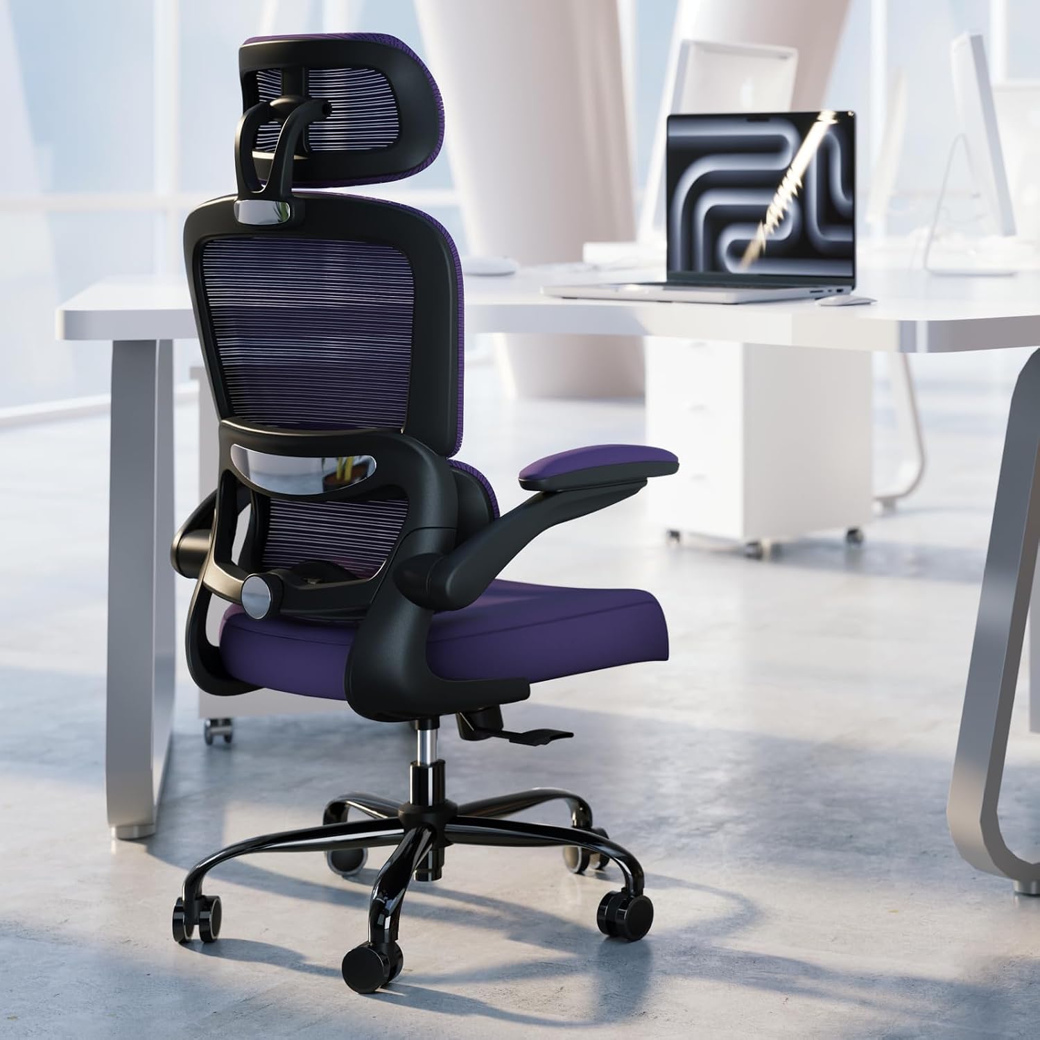 Thumbnail 4 de TRALT Office Chair Ergonomic Desk Chair – Violet, 330 LBS Capacity