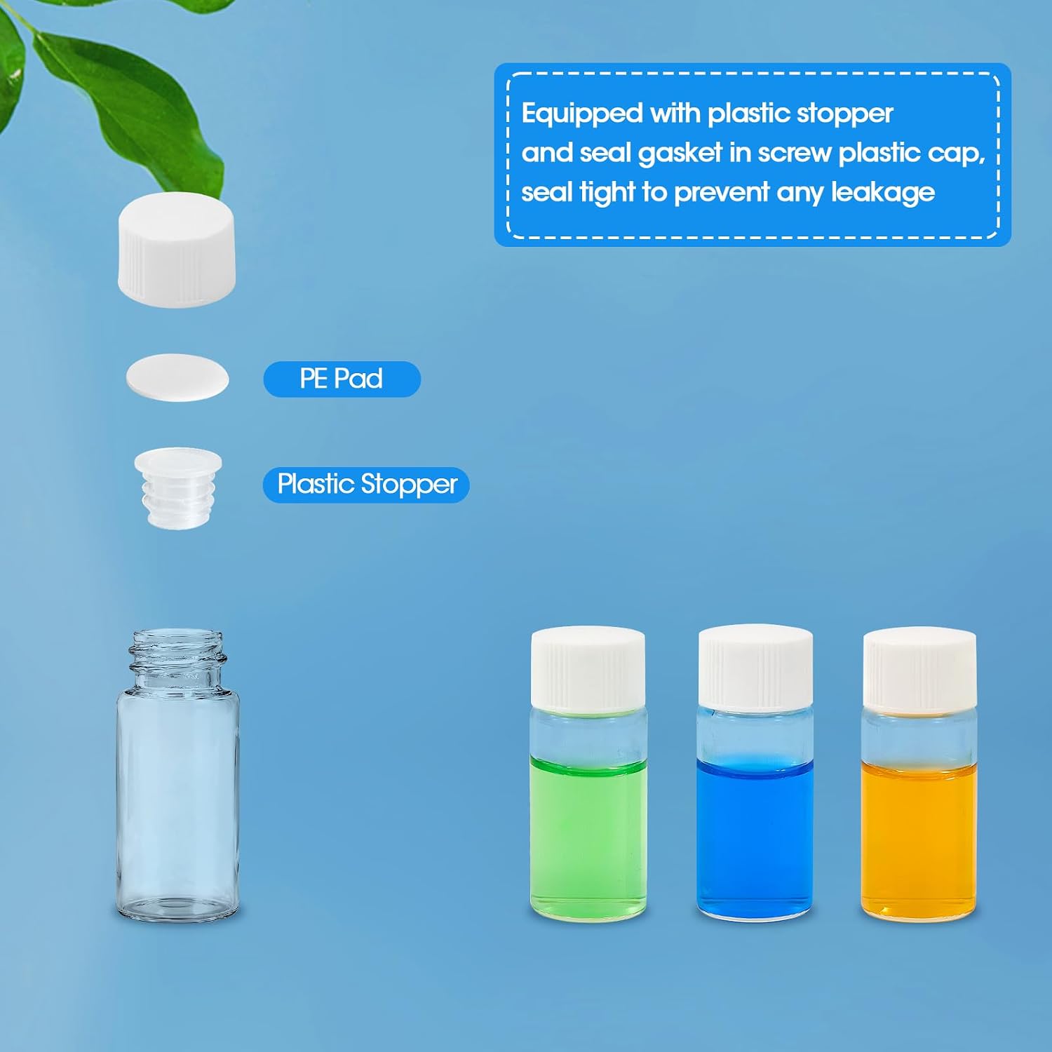 Detalle 2 de Glass Vials, 10 mL