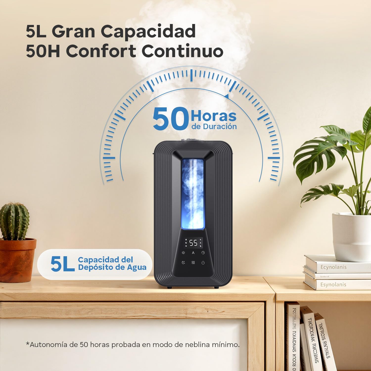 Detalle de AROEVE 5L Humidificador para bebés 50H