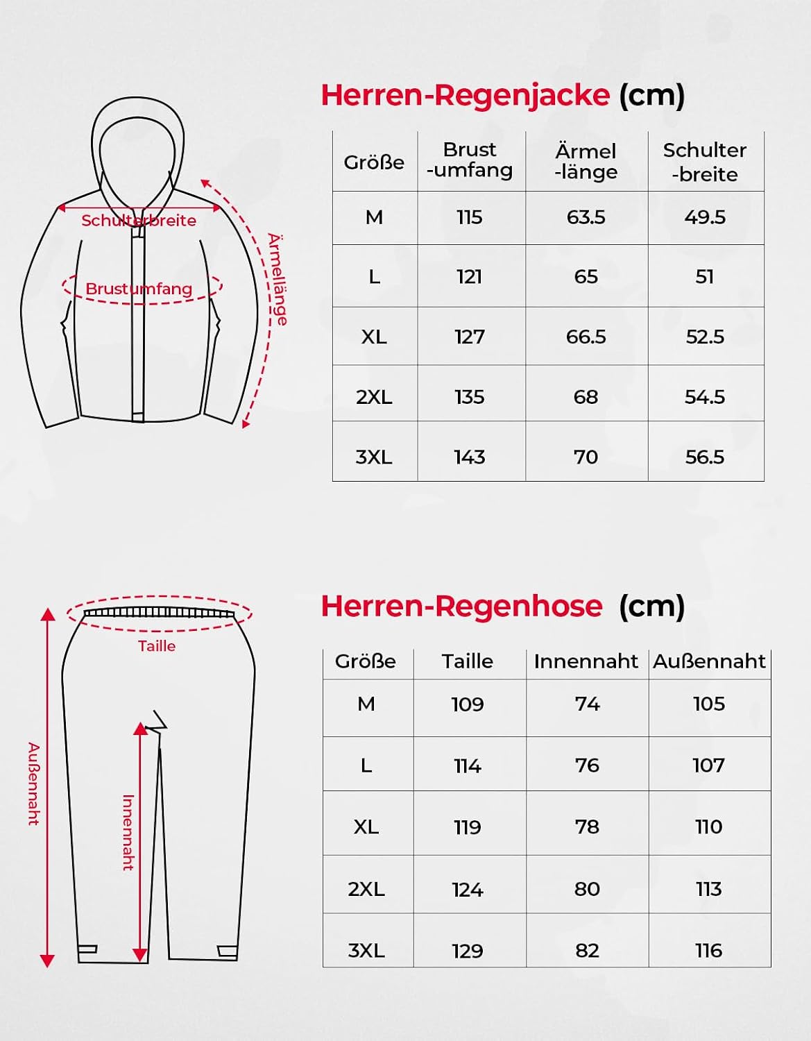 Detalle de KEMIMOTO Combinaison de Pluie Moto Homme — Imperméable et Réfléchissante, Veste et Pantalon en PVC et Polyester