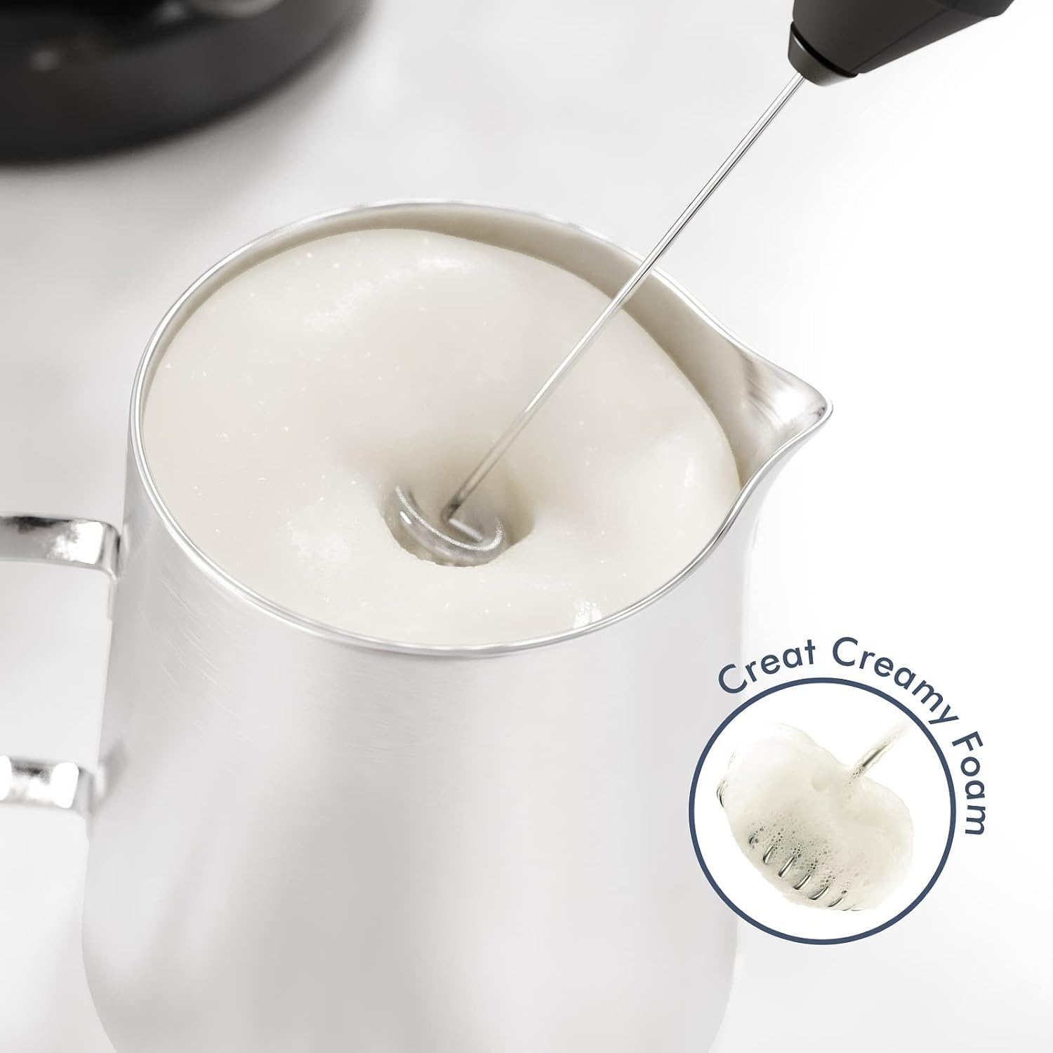 Thumbnail 1 de Mini Handheld Milk Frother Wand 1x