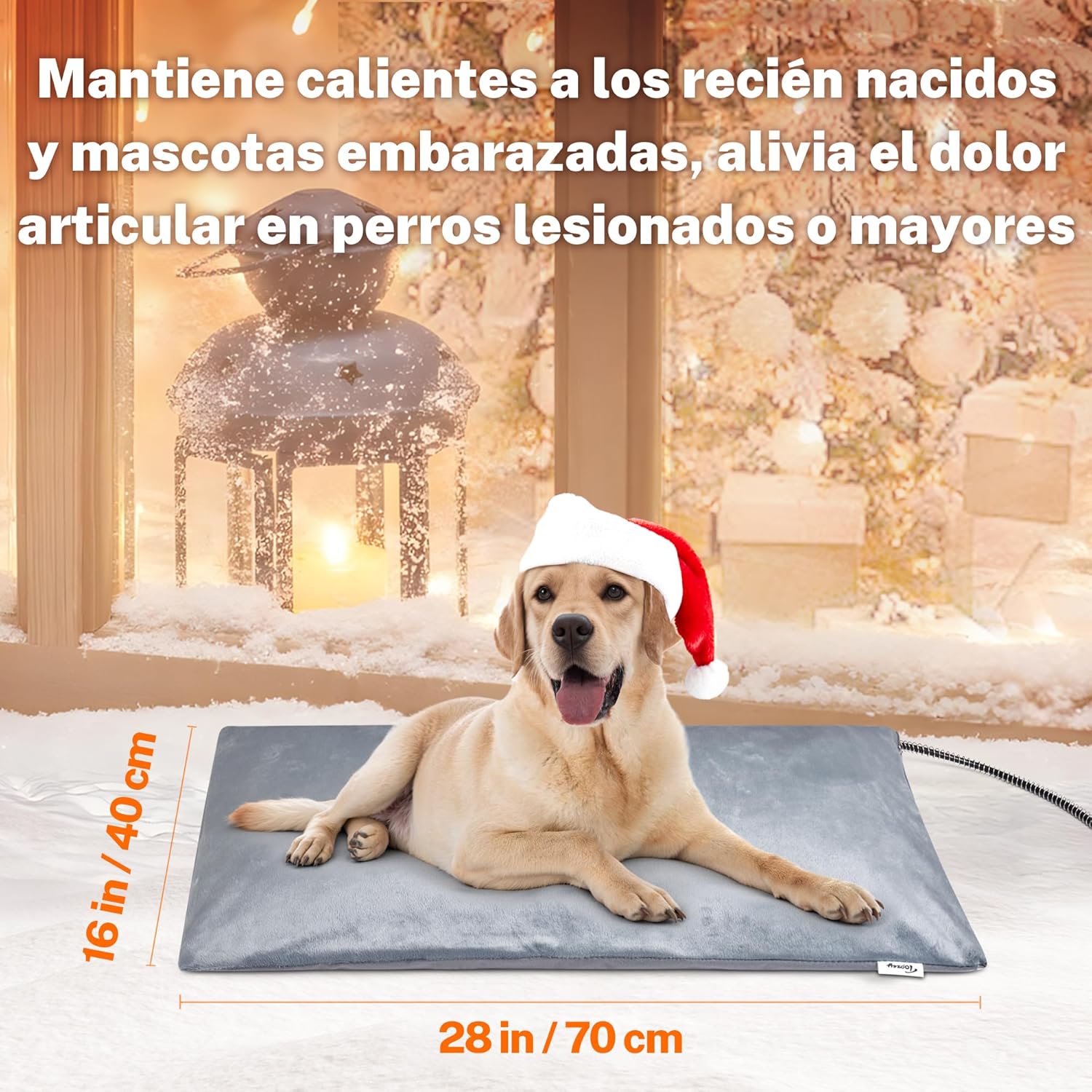 Thumbnail 6 de Toozey Manta Eléctrica para Mascotas 70x40 cm