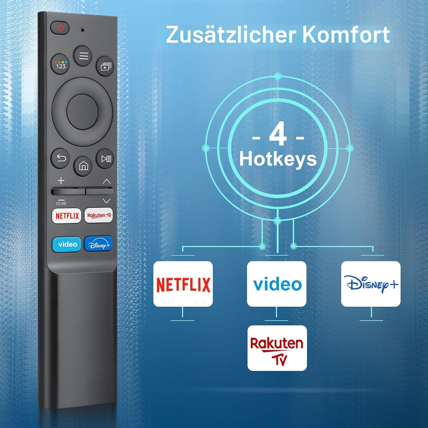 Detalle de OMAIC Universal IR Samsung Smart-TV Fernbedienung