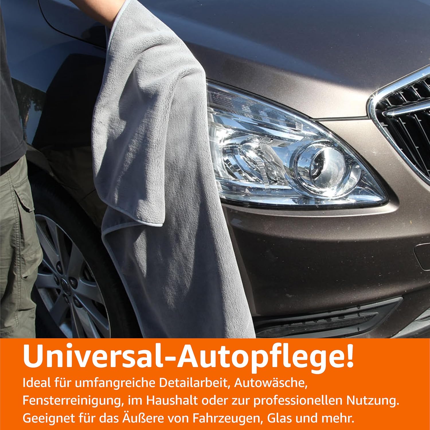 Thumbnail 5 de Amazon Basics Mikrofaser Autotrocknungstuch | Extra Groß 91x64 cm, schnelltrocknend, kratzfrei