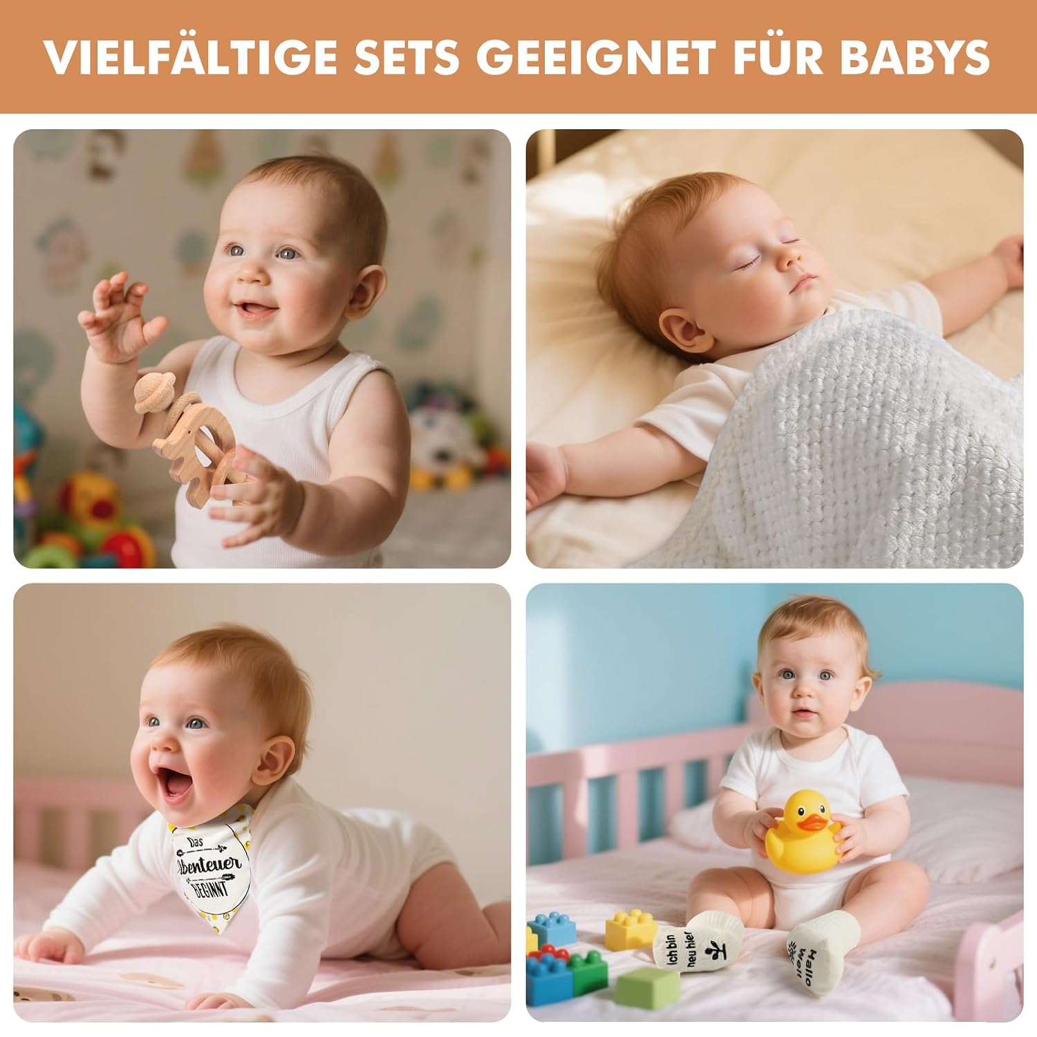 Thumbnail 5 de Neugeborenen Geschenk 7‑in‑1 Baby Geschenkset 70x100 cm