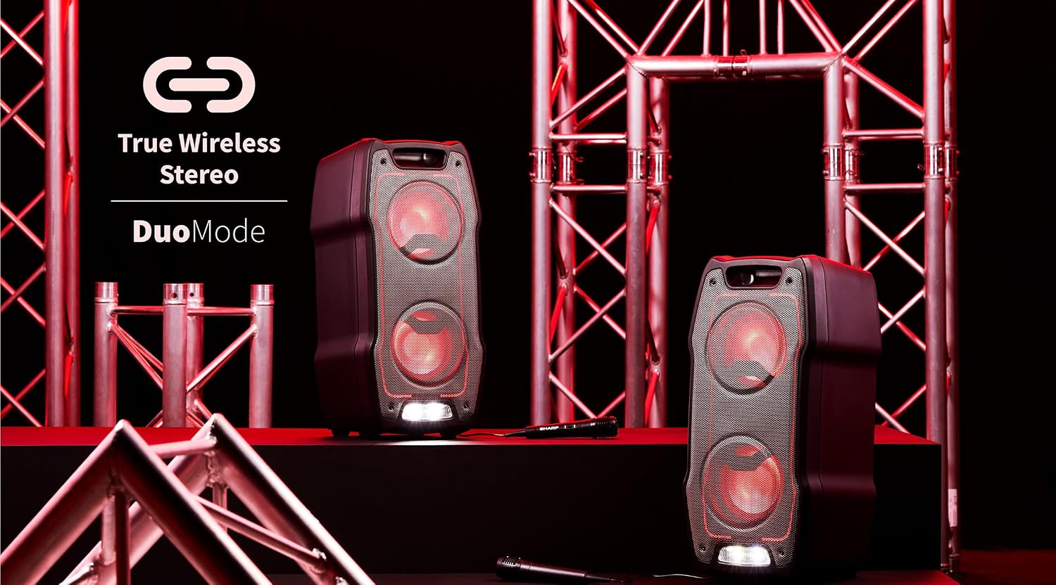 Detalle 1 de SHARP XParty Sing 180W Lautsprecher 🔊