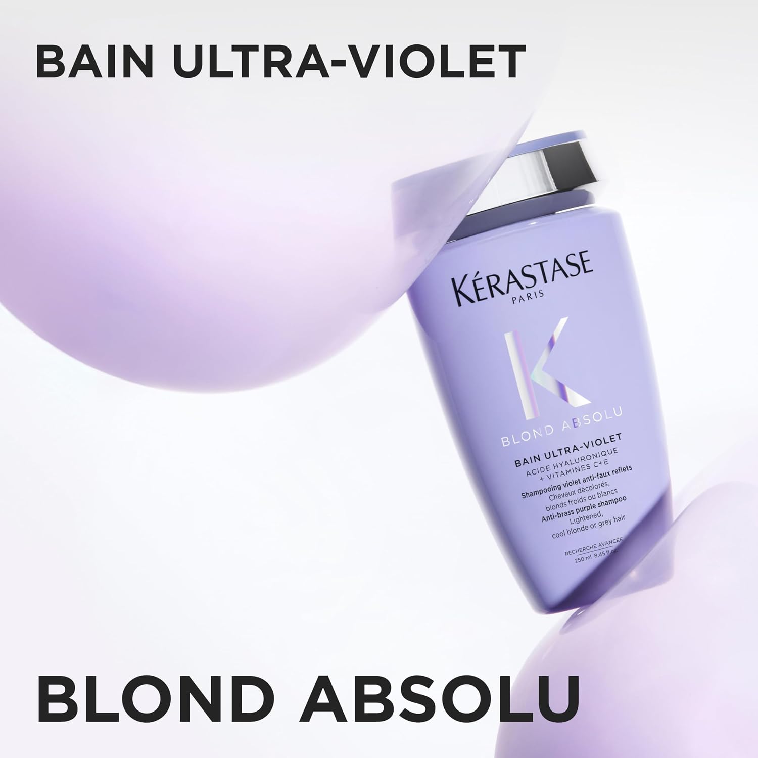 Detalle 2 de Kérastase Blond Absolu Anti-Brass Purple Shampoo (Bain Ultra Violet) – 250 ml