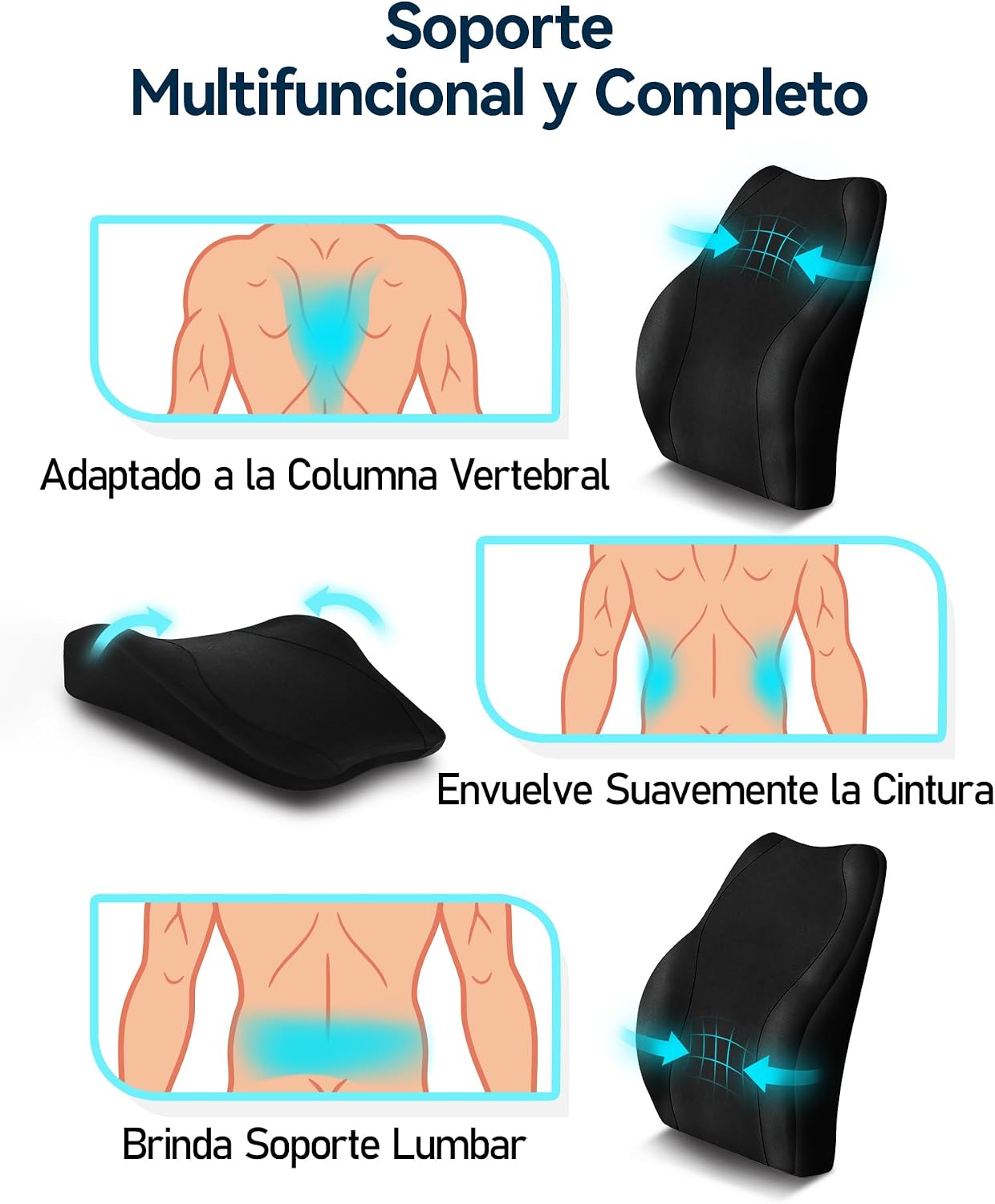 Thumbnail 4 de Travel Ease Cojín Lumbar 43x40x11 cm