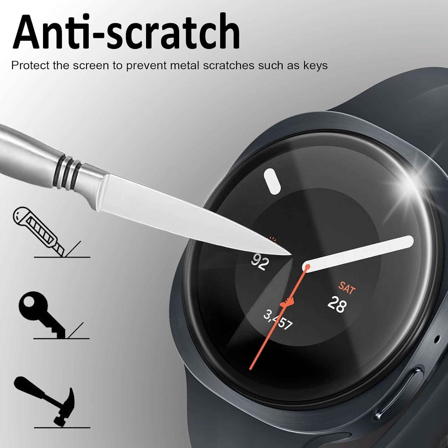 Thumbnail 5 de SPGUARD Galaxy Watch8 40mm Screen Protector 4-Pack