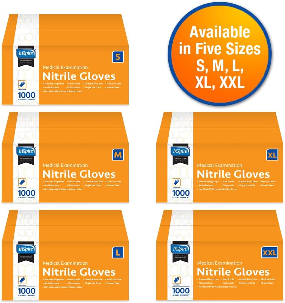 Detalle 2 de Inspire Nitrile Exam Gloves 4.5 mil